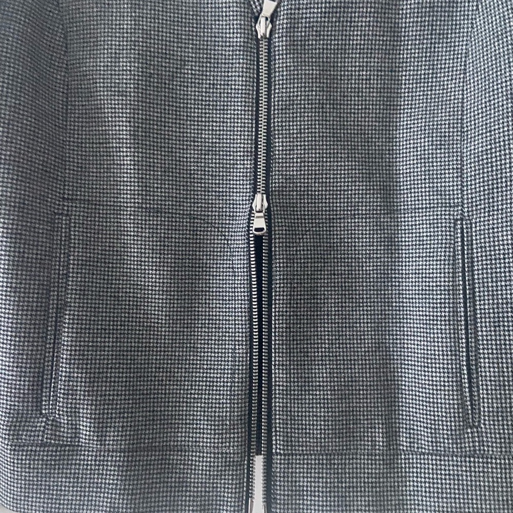 Tibi Wool Cropped Zip-Up Jacket - Picture 6 of 6